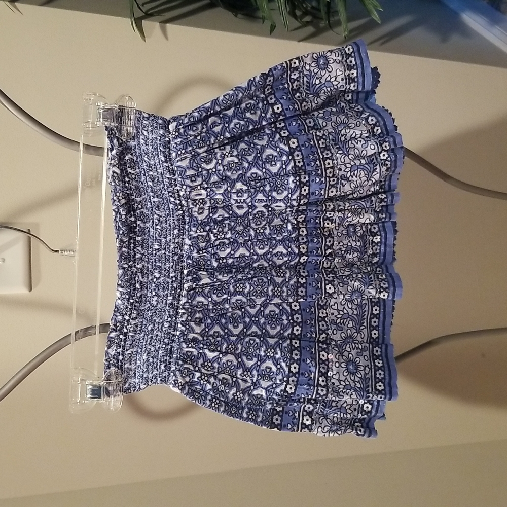 Justice  blue skort girl size 10